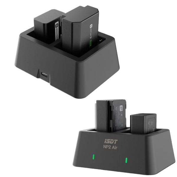 Wholesale ISDT NP2 Air 25W Mix-Dual Channel Charger for Digital Imaging Equipment NP-BX1 NP-FZ100 NP-FW50 Battery